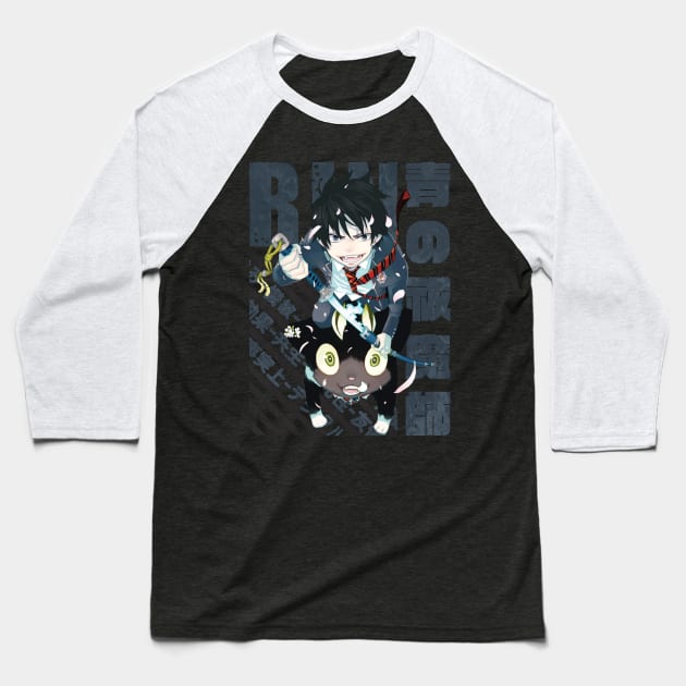 Ao no Exorcist - Rin Okumura #03 Baseball T-Shirt by Recup-Tout